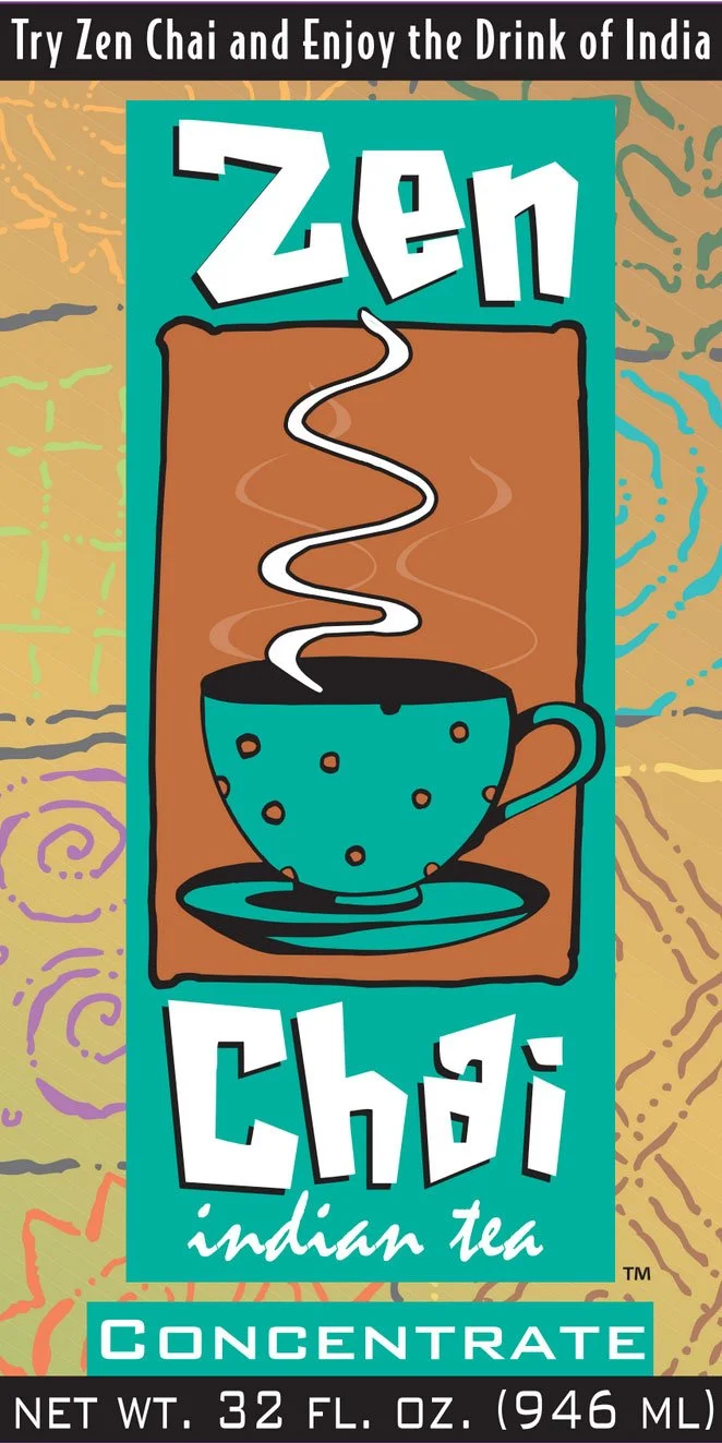 Zen Chai concentrate label